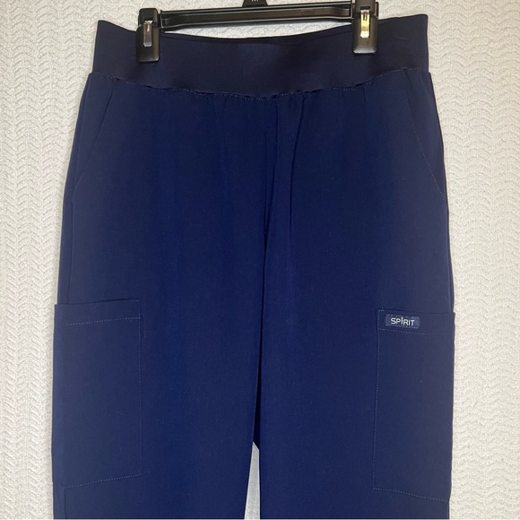 spirit scrubs / navy blue joggers size small - Picture 4 of 11